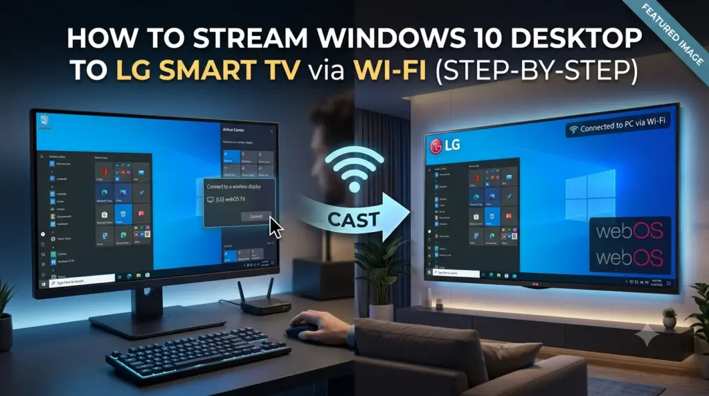 How to Stream Your Windows 10 Desktop to an LG Smart TV via Wi-Fi