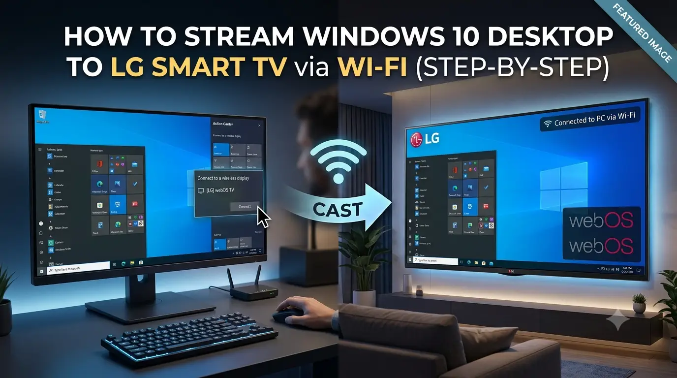 How to Stream Your Windows 10 Desktop to an LG Smart TV via Wi-Fi